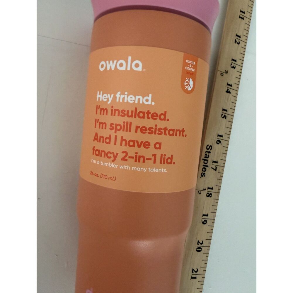 owala 24 oz tumbler orange